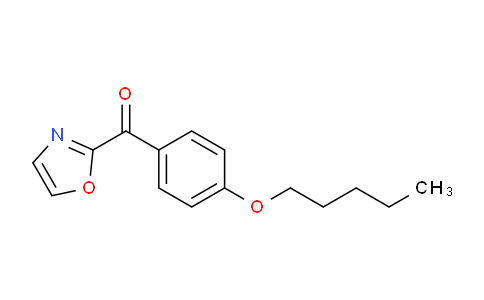CAS No. 898760-26-4, 2-(4-Pentyloxybenzoyl)oxazole