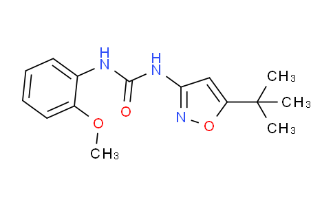 CAS No. 894271-91-1, 1-(5-(tert-Butyl)isoxazol-3-yl)-3-(2-methoxyphenyl)urea