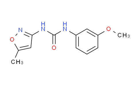 CAS No. 700861-15-0, 1-(3-Methoxyphenyl)-3-(5-methylisoxazol-3-yl)urea