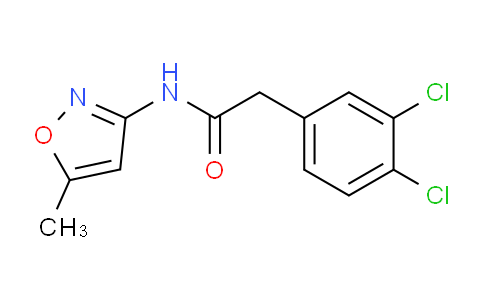 CAS No. 916033-35-7, 2-(3,4-Dichlorophenyl)-N-(5-methylisoxazol-3-yl)acetamide