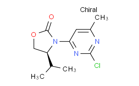 CAS No. 1429180-99-3, (S)-3-(2-Chloro-6-methyl-4-pyrimidyl)-4-isopropyl-2-oxazolidinone