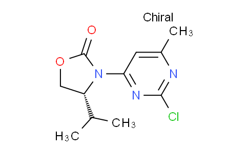 CAS No. 2089381-65-5, (R)-3-(2-Chloro-6-methyl-4-pyrimidinyl)-4-isopropyl-2-oxazolidinone