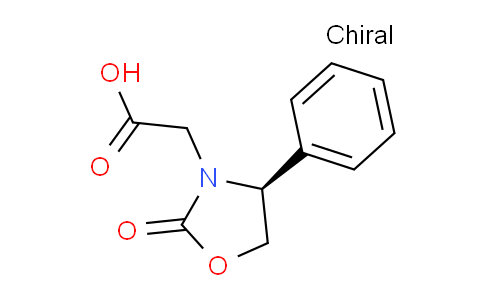 CAS No. 99333-54-7, (S)-2-(2-oxo-4-phenyloxazolidin-3-yl)acetic acid