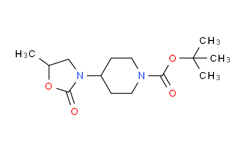 CAS No. 1246646-21-8, tert-butyl 4-(5-methyl-2-oxooxazolidin-3-yl)piperidine-1-carboxylate