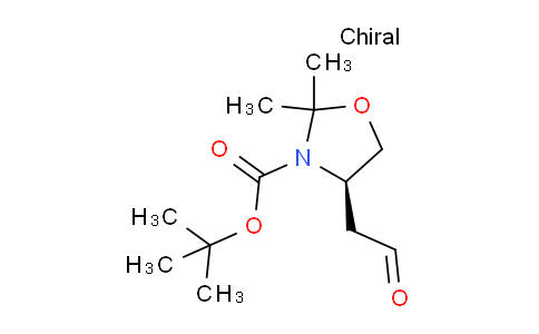 CAS No. 153053-19-1, tert-butyl (R)-2,2-dimethyl-4-(2-oxoethyl)oxazolidine-3-carboxylate