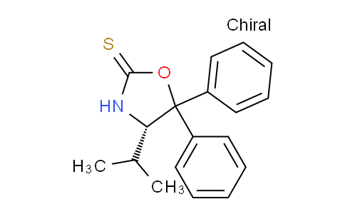 CAS No. 191274-53-0, (S)-4-isopropyl-5,5-diphenyloxazolidine-2-thione