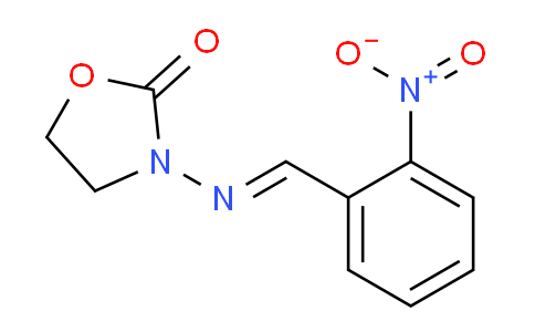 CAS No. 19687-73-1, (E)-3-((2-nitrobenzylidene)amino)oxazolidin-2-one