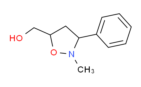 CAS No. 19345-02-9, (2-Methyl-3-phenylisoxazolidin-5-yl)methanol