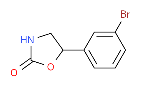 CAS No. 943910-36-9, 5-(3-Bromophenyl)oxazolidin-2-one