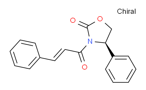 CAS No. 154006-44-7, 2-Oxazolidinone, 3-(1-oxo-3-phenyl-2-propen-1-yl)-4-phenyl-, (4R)-