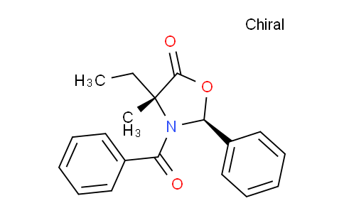 CAS No. 118995-18-9, (2S,4R)-3-Benzoyl-4-ethyl-4-methyl-2-phenyloxazolidin-5-one