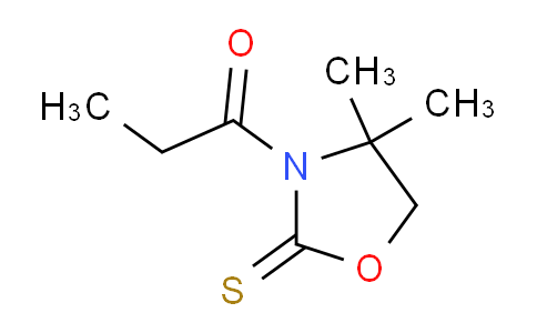 CAS No. 115026-48-7, 1-(4,4-diMethyl-2-thioxooxazolidin-3-yl)propan-1-one