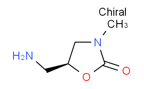 CAS No. 637344-09-3, (S)-5-(aminomethyl)-3-methyl-1,3-oxazolidin-2-one