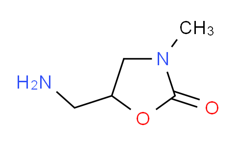 CAS No. 1267063-40-0, 5-(aminomethyl)-3-methyl-1,3-oxazolidin-2-one