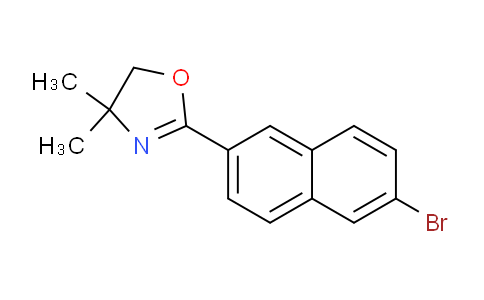 CAS No. 337524-03-5, 2-(6-Bromonaphthalen-2-yl)-4,4-dimethyl-4,5-dihydrooxazole