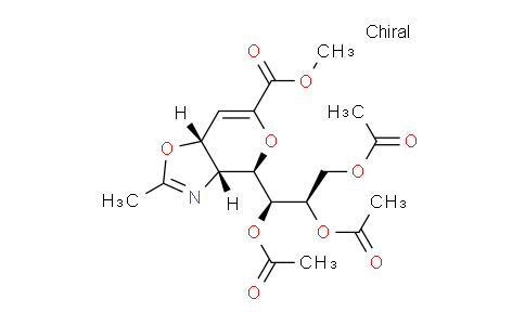 CAS No. 78850-37-0, methyl (3aR,4R,7aR)-2-methyl-4-[(1S,2R)-1,2,3-triacetyloxypropyl]-4,7a-dihydro-3aH-pyrano[3,4-d][1,3]oxazole-6-carboxylate