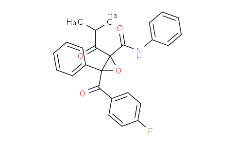 CAS No. 148146-51-4, 3-(4-fluorobenzoyl)-2-isobutyryl-N,3-diphenyloxirane-2-carboxamide