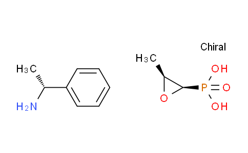 CAS No. 25383-07-7, (R)-1-phenylethan-1-amine ((2R,3S)-3-methyloxiran-2-yl)phosphonate