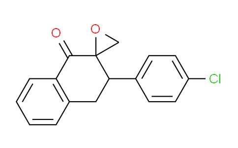 CAS No. 42478-33-1, 3-(4-Chlorophenyl)-3,4-dihydro-1H-spiro[naphthalene-2,2'-oxiran]-1-one
