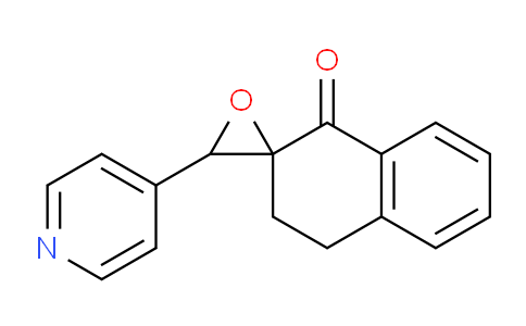 CAS No. 54569-86-7, 3'-(Pyridin-4-yl)-3,4-dihydro-1H-spiro[naphthalene-2,2'-oxiran]-1-one
