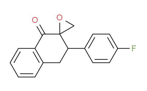 CAS No. 66045-99-6, 3-(4-Fluorophenyl)-3,4-dihydro-1H-spiro[naphthalene-2,2'-oxiran]-1-one