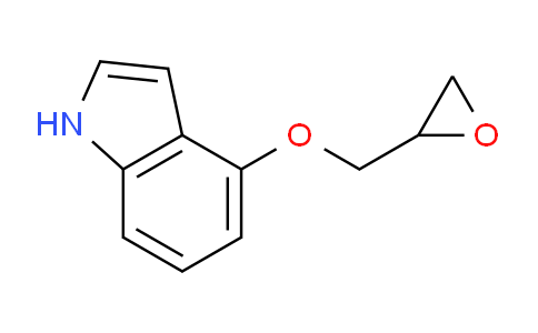 CAS No. 35308-87-3, 4-(Oxiran-2-ylmethoxy)-1H-indole