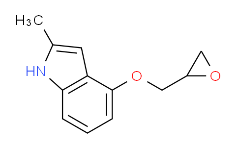 CAS No. 62119-47-5, 2-Methyl-4-(oxiran-2-ylmethoxy)-1H-indole