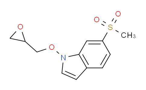 CAS No. 849924-91-0, 6-(Methylsulfonyl)-1-(oxiran-2-ylmethoxy)-1H-indole