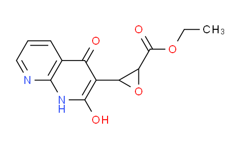 CAS No. 153457-36-4, Ethyl 3-(2-hydroxy-4-oxo-1,4-dihydro-1,8-naphthyridin-3-yl)oxirane-2-carboxylate