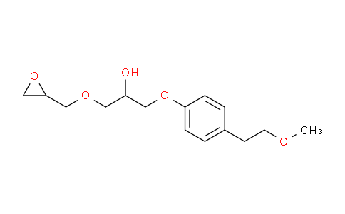 CAS No. 1416440-64-6, 1-(4-(2-Methoxyethyl)phenoxy)-3-(oxiran-2-ylmethoxy)propan-2-ol