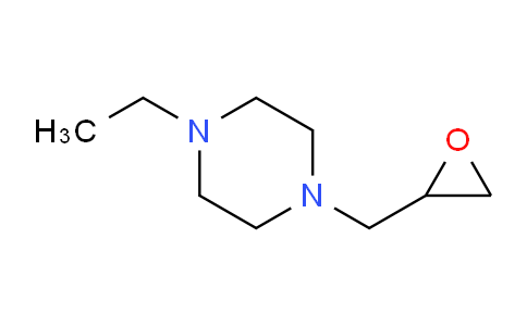 CAS No. 91086-24-7, 1-Ethyl-4-[(oxiran-2-yl)methyl]piperazine