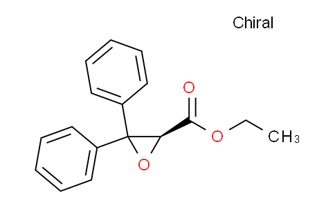 CAS No. 178306-53-1, 2-Oxiranecarboxylic acid, 3,3-diphenyl-, ethyl ester, (2S)-