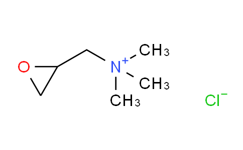 CAS No. 3033-77-0, 2,3-Epoxypropyltrimethylammonium chloride