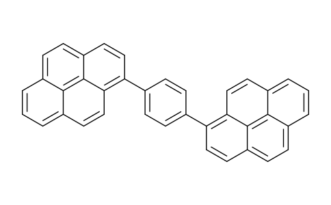 CAS No. 475460-77-6, 1,4-di(pyren-1-yl)benzene