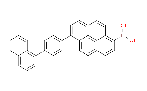 CAS No. 2031254-18-7, (6-(4-(Naphthalen-1-yl)phenyl)pyren-1-yl)boronic acid
