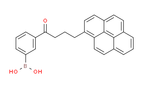 CAS No. 849611-34-3, (3-(4-(Pyren-1-yl)butanoyl)phenyl)boronic acid