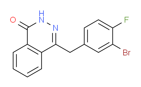 CAS No. 1062292-60-7, 4-(3-Bromo-4-fluorobenzyl)phthalazin-1(2H)-one
