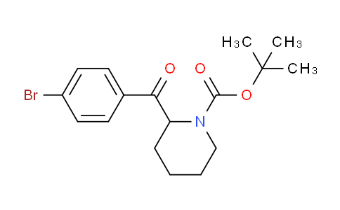 CAS No. 203056-20-6, 2-(4-Bromo-benzoyl)-piperidine-1-carboxylic acid tert-butyl ester