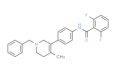 CAS No. 944917-32-2, N-(4-(1-benzyl-4-methyl-1,2,5,6-tetrahydropyridin-3-yl)phenyl)-2,6-difluorobenzamide