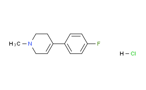 CAS No. 1012886-75-7, 4-(4-fluorophenyl)-1-methyl-1,2,3,6-tetrahydropyridine hydrochloride