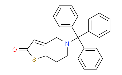 CAS No. 109904-26-9, 5-Trityl-5,6,7,7a-tetrahydrothieno[3,2-c]pyridin-2(4H)-one