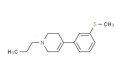 CAS No. 1025882-24-9, 4-(3-(methylthio)phenyl)-1-propyl-1,2,3,6-tetrahydropyridine