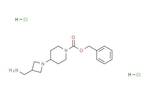 CAS No. 1179361-62-6, benzyl 4-(3-(aminomethyl)azetidin-1-yl)piperidine-1-carboxylate dihydrochloride