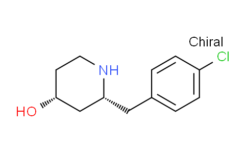 CAS No. 1260611-29-7, (2R,4R)-2-(4-chlorobenzyl)piperidin-4-ol