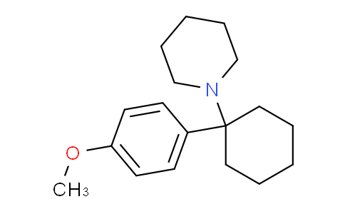 CAS No. 2201-35-6, 1-(1-(4-methoxyphenyl)cyclohexyl)piperidine