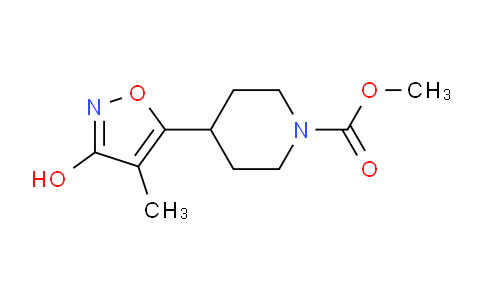 CAS No. 321904-86-3, methyl 4-(3-hydroxy-4-methylisoxazol-5-yl)piperidine-1-carboxylate