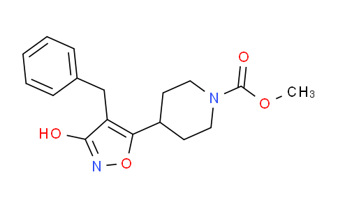CAS No. 321904-89-6, methyl 4-(4-benzyl-3-hydroxyisoxazol-5-yl)piperidine-1-carboxylate