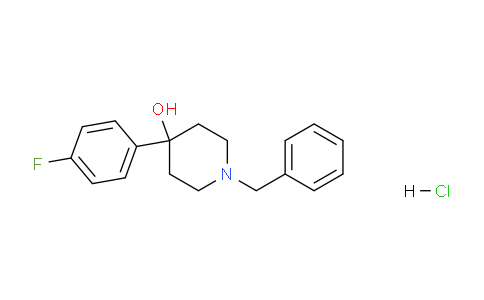 CAS No. 6652-09-1, 1-benzyl-4-(4-fluorophenyl)piperidin-4-ol hydrochloride