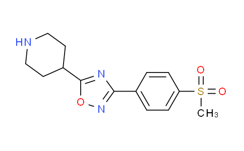CAS No. 849925-03-7, 4-{3-[4-(Methylsulfonyl)phenyl]-1,2,4-oxadiazol-5-yl}piperidine