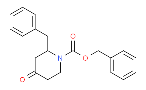 CAS No. 849928-35-4, benzyl 2-benzyl-4-oxopiperidine-1-carboxylate